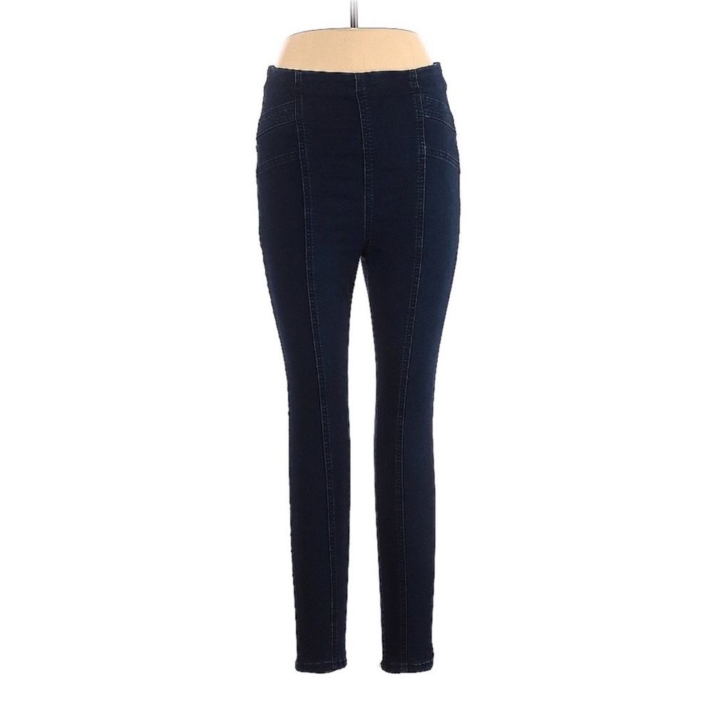 We the Free Free People Jeans Size 30 Mid Rise Waist Dark Blue EUC
